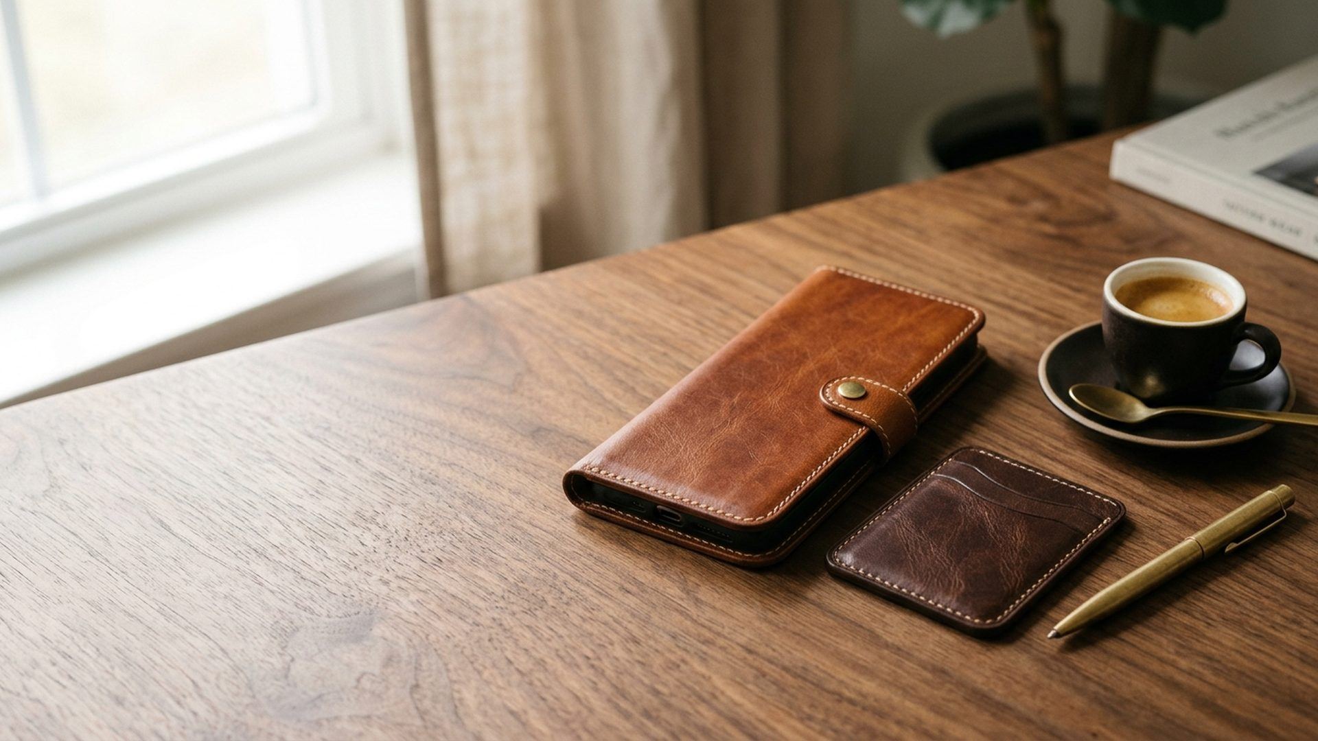 Leather pieces that age beautifully.