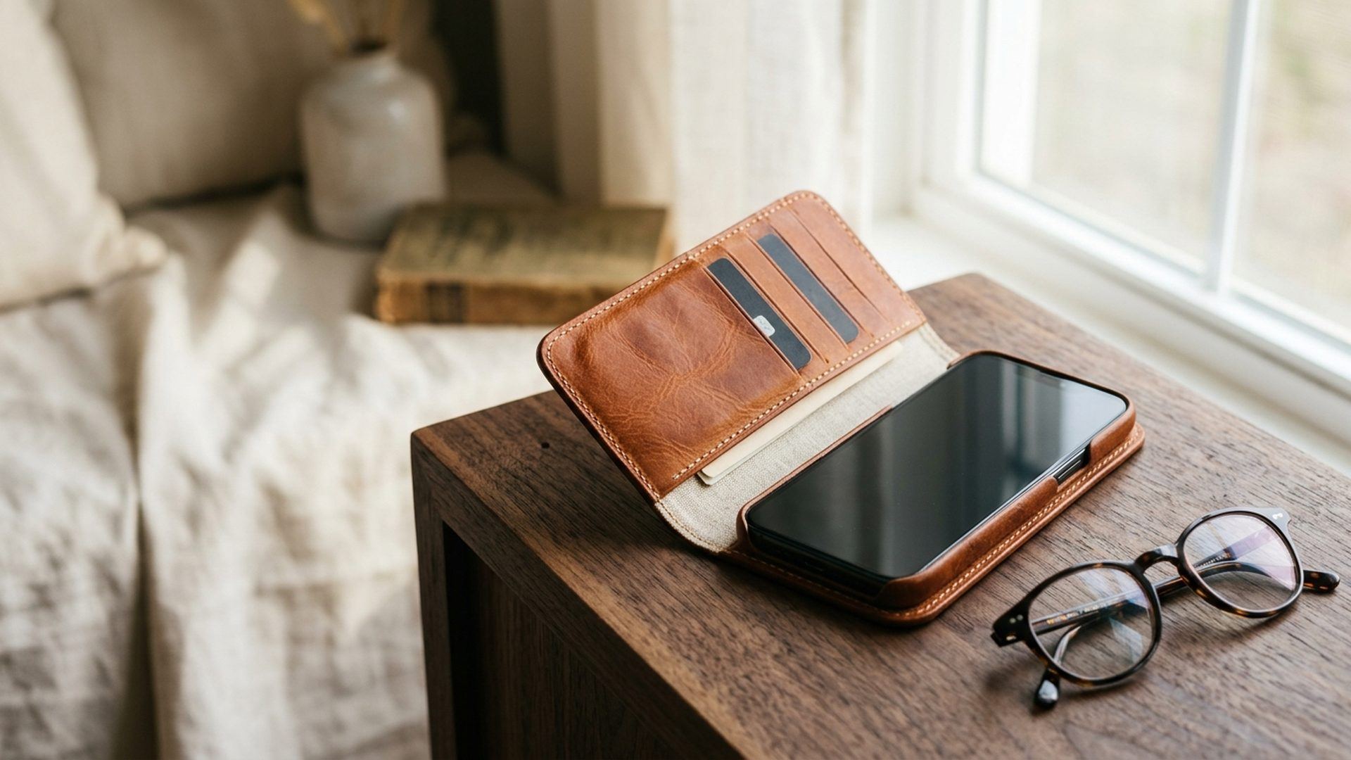 Your phone deserves real leather.
