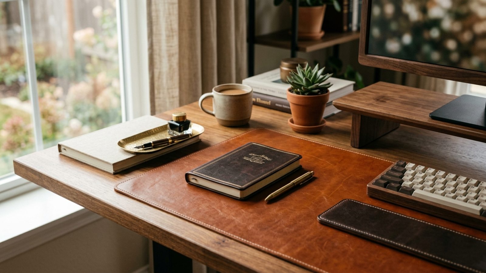 Guide to Organizing Your Workspace with a Leather Desk Mat