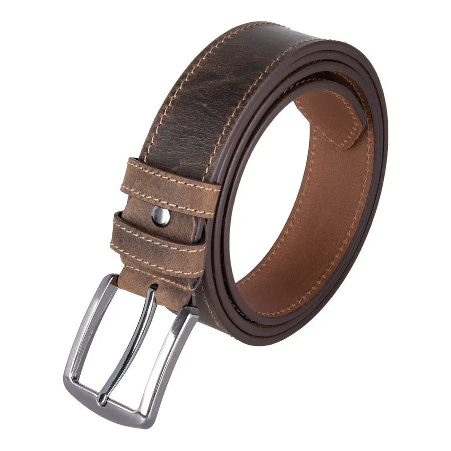 Hand-Stitched Leather Belt