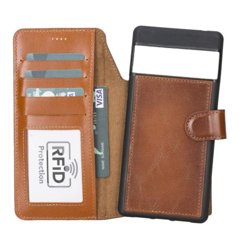 Magic Google Pixel 6 Detachable Leather Wallet Case