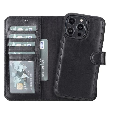 Magic iPhone 14 Plus Detachable Leather Wallet Case