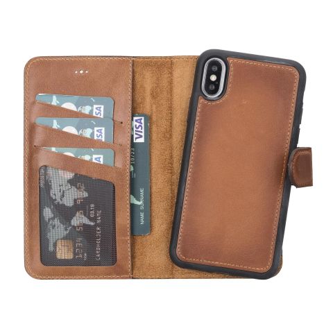Magic iPhone XR Detachable Leather Wallet Case