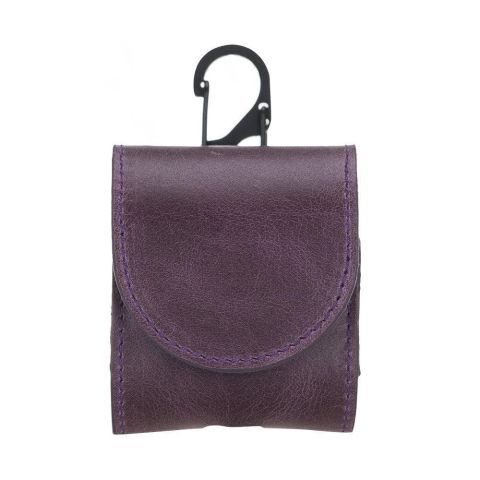 Mai Magnet AirPods 1 and AirPods 2 Leather Case with Hook