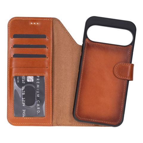 Magic Google Pixel 10 Pro XL / Pixel 11 Pro XL Detachable Leather Wallet Case