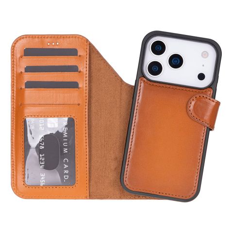Magic iPhone 18 Pro / 17 Pro Leather Detachable Wallet Case
