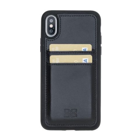 iPhone X / XS Kartlıklı Hakiki Deri Telefon Kılıfı - Ultimate Jacket