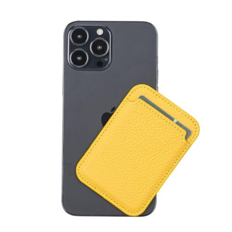 Maggy Magnetic Leather Card Holder