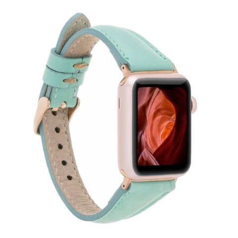 Slim Leather Apple Watch Band