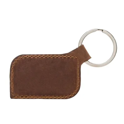 Leather Keyring, Saddle Brown, Genuine leather (Image 4)