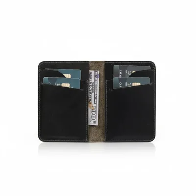 Enrico Leather Card Holder, Dark Coal, Genuine leather (Image 6)
