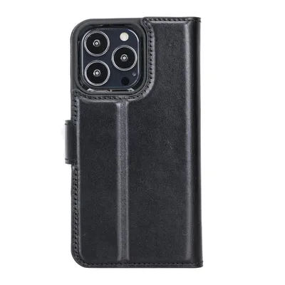 Magic iPhone 13 Pro Max Detachable Leather Wallet Case, Genuine leather (Image 10)