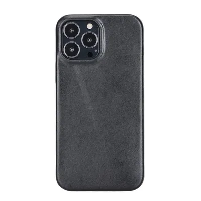 Rock Cover iPhone 13 Pro Leather Case, Black, Genuine leather (Image 8)